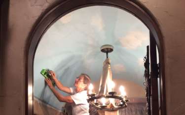 Friends Who Have A Wine Cellar In Need Of Some Paint Is a Painting Company's Dream Come True!